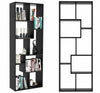 Bookcase 8 tier Bookshelf Book Shelving Unit Wood Display Rack Storage Organiser