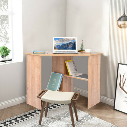 Corner Computer Desk L-shaped PC Table Workstation Home Office Study Furniture