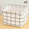 Foldable Storage Basket Box Fabric Small Toy Cosmetic Cases Desk Organizer Tidy