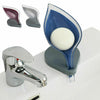 Creative Leaf-shaped Soap Dish Soap Box with Suction Base Soap Holder Drainage