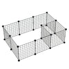 12Pcs Small Pet Pen Bunny Cage Dogs Playpen Fence Puppy Guinea Pig Bunny DIY New