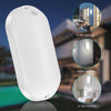 14W MOTION PIR Sensor Light Flush Wall Mounted Oval Bulkhead Light 6500K Outdoor