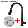 Kitchen Sink Mixer Taps Pull out Spray Swivel Spout Single Lever Tap Mono Faucet