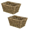 Seagrass Rectangular Conical Shelf Display Storage Basket