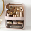 Plastic 2 Drawer Makeup Jewelry Case Cosmetic Storage Box Desktop Tidy Organiser