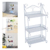 3/5 Tier Metal Storage Shoe Rack Organiser Book Shelf Plant Display Stand Unit