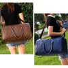 Leather Duffle Large Bag Mens Travel Sports & Gym Bag Womens Luggage Handbag
