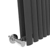 Anthracite Designer Radiator Vertical Horizontal Flat Panel Oval Column Rads