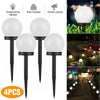 Large Jumbo Outdoor Garden White LED Ball Solar Light Lamp Giant Globe Post UK