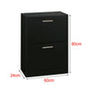 Shoe Cabinet Storage Unit Wooden Shoe Rack Stand Cupboard 2 3 Drawer Organiser