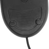 WIRED USB OPTICAL MOUSE FOR PC LAPTOP COMPUTER SCROLL WHEEL - BLACK MOUSE