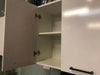 800 Kitchen Cabinet Unit Wall 2 Door Cupboard 80cm White Low Gloss Matt Junona