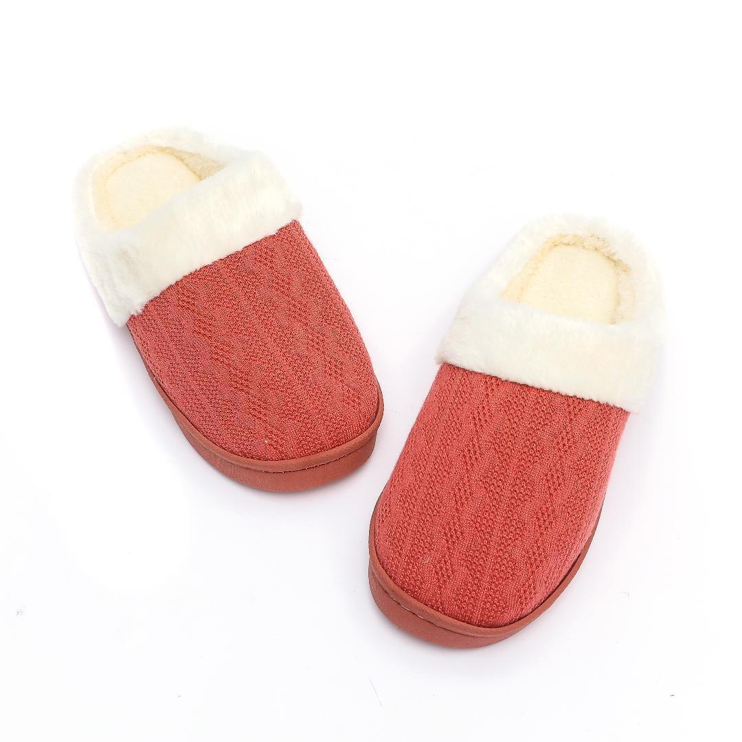 LADIES WOMENS WARM FAUX FUR LINED COMFY HARD SOLE OUTDOOR SLIPPERS SHOES SIZE