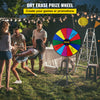 17.7" Color Prize Wheel Dry Erase Fortune Spinning Tabletop Floor Stand