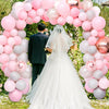 167Pcs/set Pink Balloon Arch Kit Set Birthday Wedding Baby Shower Garland Decor