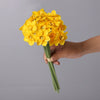 Living Room Wreath Wedding Artificial Plant Narcissus Daffodil Fake Flowers