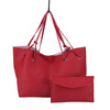 New Ladies Womens PU Leather Tote Shoulder Handbag Purse Shopper Clutch Bag
