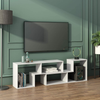 DIY TV Stand Display Storage Shelf Entertainment Units Living Room Bedroom White
