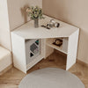 Corner Computer Desk Wooden Desktop Table 2 Shelf PC Laptop Gaming Workstation