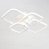 Cool White Square/Ring LED Ceiling Light Chandelier Lights Living Dining Room
