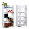 Cabinet White 3/4/5 Tiers Shoe Rack Storage Shelf Display Stand Organiser Unit