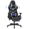 Ergonomic Gaming Chair Massage Office Computer Seat 2D Armrest Recliner Black