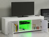 Modern TV Unit Cabinet Stand Sideboard Matt body and High Gloss Doors LED Lights