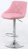 Set of 3 BABY PINK MADRID Bar Stools Chairs Breakfast Chairs Swivel Gas Lift (BABY PINK)