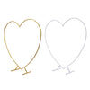 210cm(6.89ft) Heart Shaped Wedding Metal Balloon Arch Stand Frame Display Kit UK