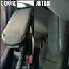 Black Cloth Armrest Cover Lid For VW Jetta Golf MK4 Beetle Center Console Bora