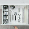Cutlery Utensil Drawer Organiser Spoon Divider Kitchen Tidy Tray Holder Storage