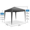 3x3M PopUp Outdoor Waterproof Heavy Duty Party Gazebo Marquee Canopy W/Sandbag