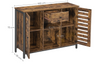 Large Industrial Cabinet Rustic Metal Sideboard Hall Console Table Vintage Shelf