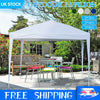 3X3M GARDEN PARTY TENT GAZEBO MARQUEE WATERPROOF SHELTER SHADE WEDDING CANOPY UK