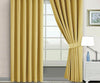 THERMAL BLACKOUT PENCIL PLEAT READY MADE CURTAINS PAIR TAPE TOP + FREE TIE BACKS