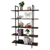 Vintage Industrial Bookcase Storage Cabinet Tall Shelf Metal Display Unit 5Tier