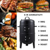 Smoker BBQ Grill Charcoal Barbecue Garden Outdoor Patio Camping Cooking Firepit