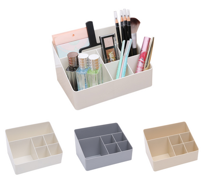 Multi-function Cosmetic Organizer Desktop Make-up Solid Organizer Storage Box UK