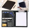 A4 Conference Mens Business Executive Folder File Document Case with Clipboard