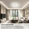 LED Ceiling Panel Light Chandelier Lamp Kitchen Living Bedroom Modern Ring Light