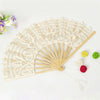 Vintage Dance Hand Fan Folding Party Lace Bamboo Fan Dancing Photography Props