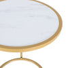 Gold Coffee Table Cabinet Lamp Small Side End Table Nightstand Telephone Table