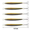 5Pcs Sea Fishing Lures Spinners Bass Mackerel Trout Minnow Pike Tackle Hooks UK