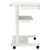 Small Rolling Computer Desk Study Writing Desk Home Office PC Table Laptop Stand