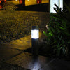 6 X SOLAR POWERED OUTDOOR GARDEN POST STAKE PATIO PATHWAY LED LIGHTS