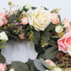 Artificial Silk Flowers Garland Hanging Lavender Boxwood Door Wreath Wedding NEW