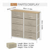 5|6|8 Draws Fabric Chest of Drawer Bedroom Furniture Hallway Storage Metal Frame