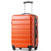 20 24 28 Inch Suitcase Set ABS Large Hard Shell Cabin Hand Travel Luggage Orange