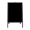 Double-Sided Sidewalk Easel Square Top A Frame Sandwich Board for Menus Sales