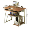 UK Computer Desk Wooden Laptop Study Table Office PC Coffee Home Bookshelf